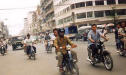 Een straat in Phnom Penh