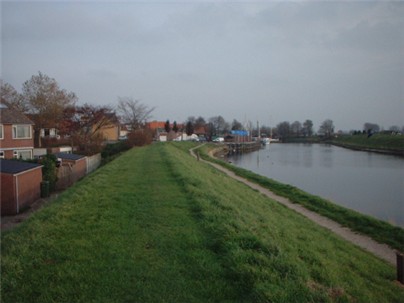Foto kanaaldijk Arnemuiden 2002