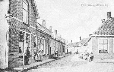 Foto Westdijkstraat Arnemuiden vroeger