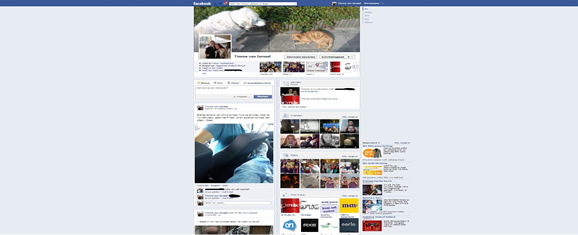 facebook homepage