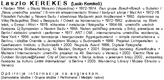 Biografija na SRPSKOM / hrv.