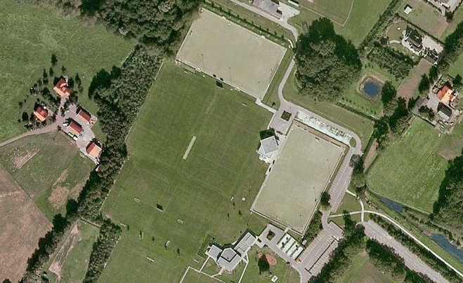 HC Twente uit Hengelo vanuit de lucht