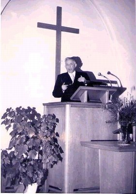 Joop as a preacher