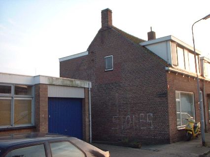 Foto werkplaats Zuidwal Arnemuiden 2002