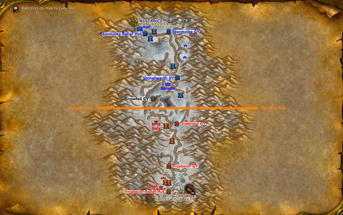 Alterac valley map