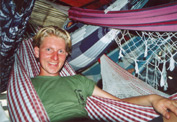 Innig hangmat-hangen is Erik op zijn lijf geschreven
