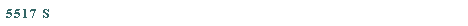 Tekstvak: 5517 S

