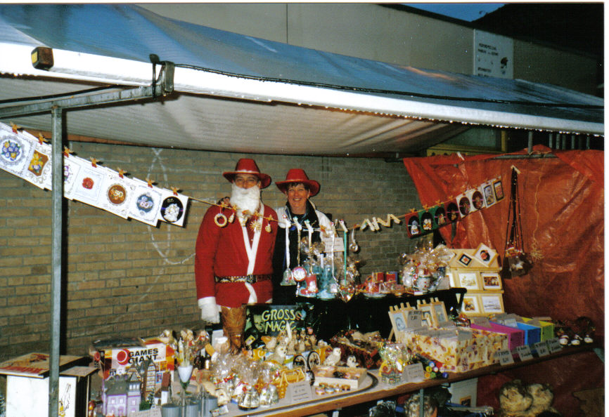 foto van ons beiden op een kerstmarkt