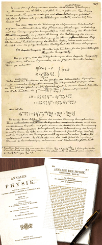 Manuscripten Einstein