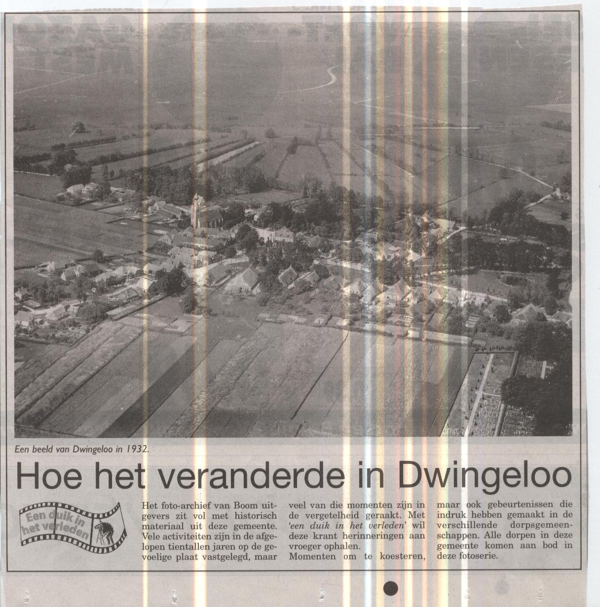 foto van oud Dwingeloo