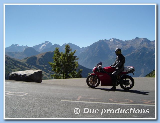 boven op de Alpe d'Huez