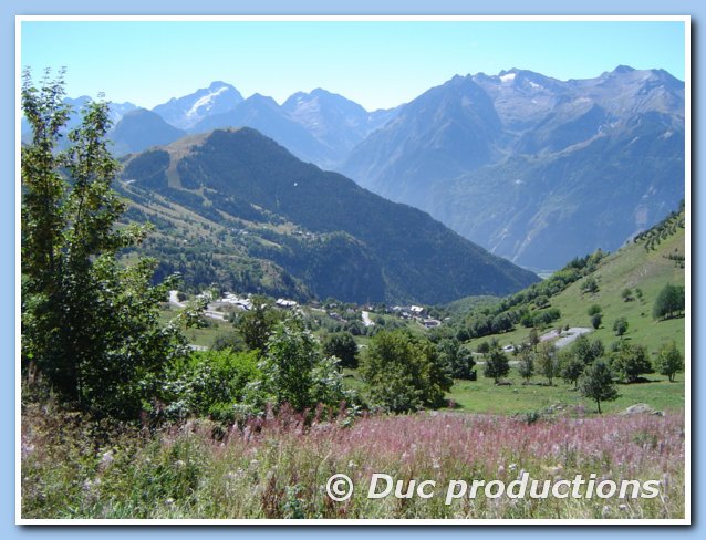 uitzicht Alpe d'Huez