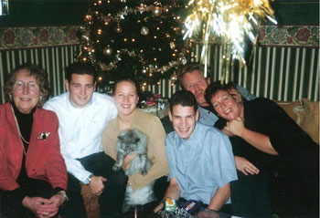 Kerst bij familie Kater