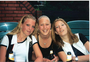 Marieke, Ina en Marina
