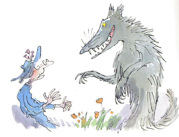 wolf met grootmoe