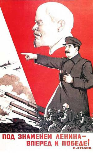 Prachtige Sovjet propaganda