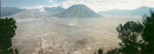 Het maanlandschap van de Bromo vulkaan