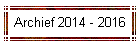 Archief 2014 - 2016